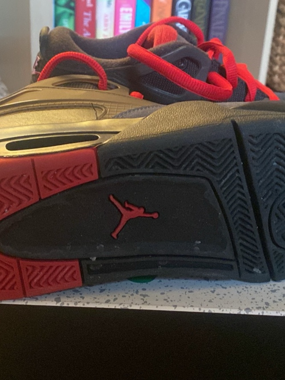 Shoes-Air JORDAN 4RM Black/Varsity Red
